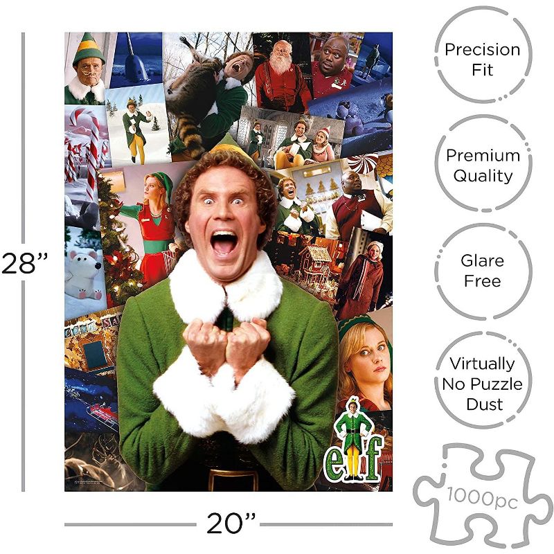 NMR Distribution Elf Collage 1000 Piece Jigsaw Puzzle