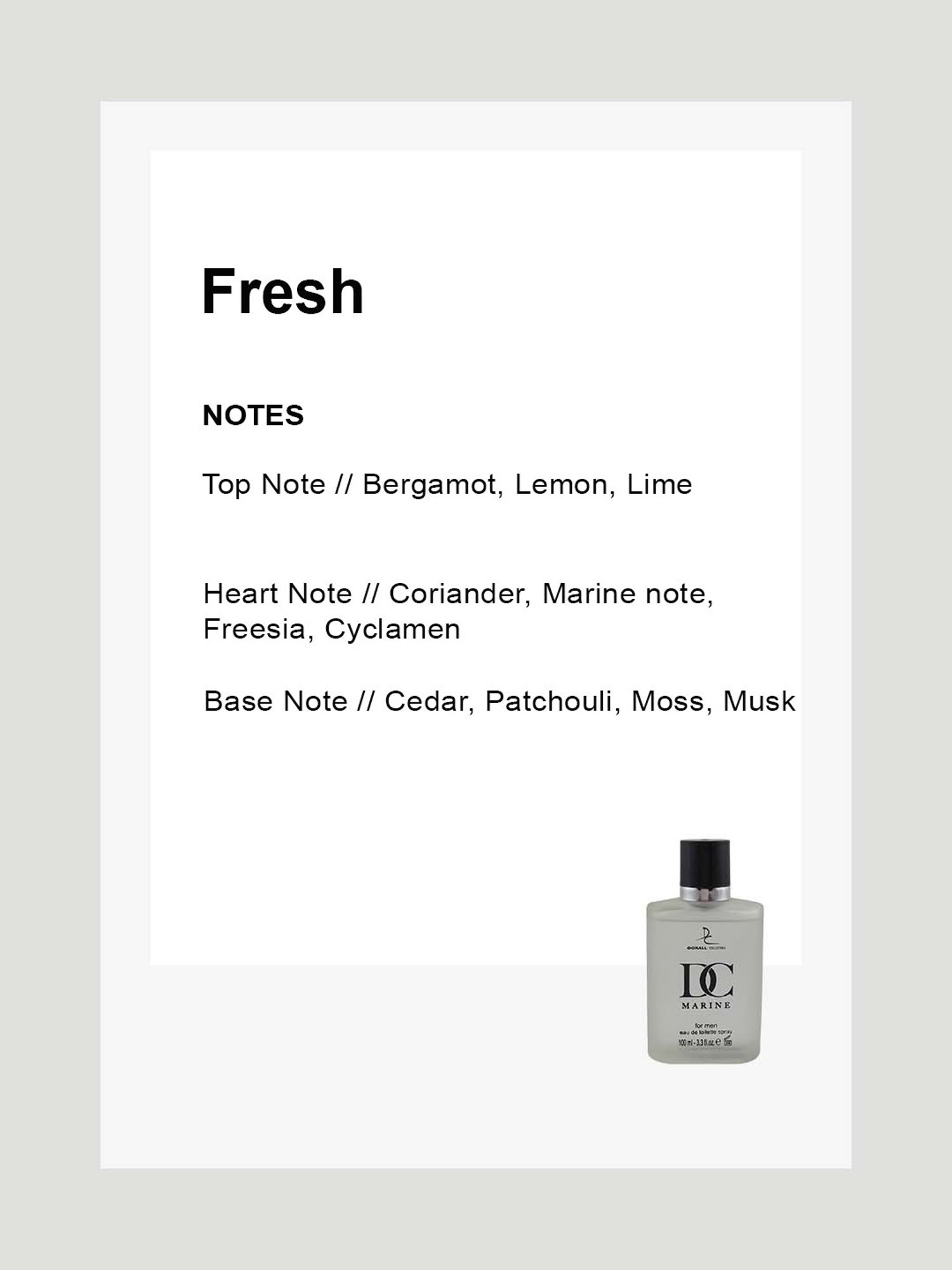 Dorall Collection DC Marine Eau de Toilette for Men - 100 ml