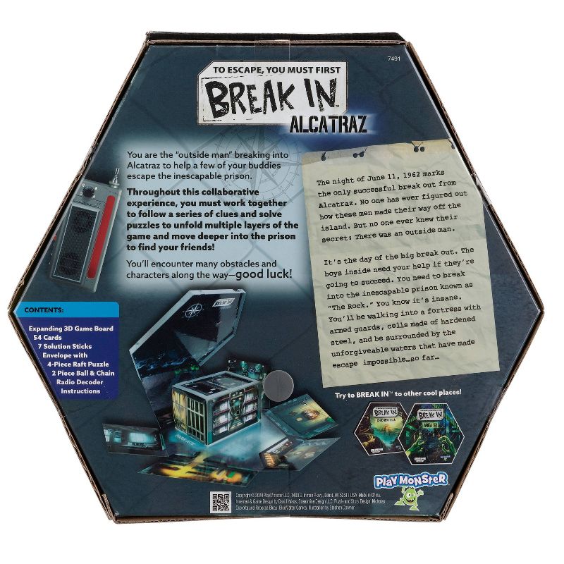 Playmonster Break In: Alcatraz Board Game