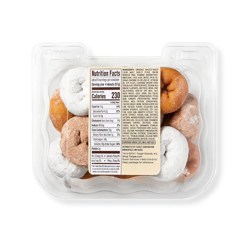 Tastykake Mini Chocolate Donuts -6 pack
