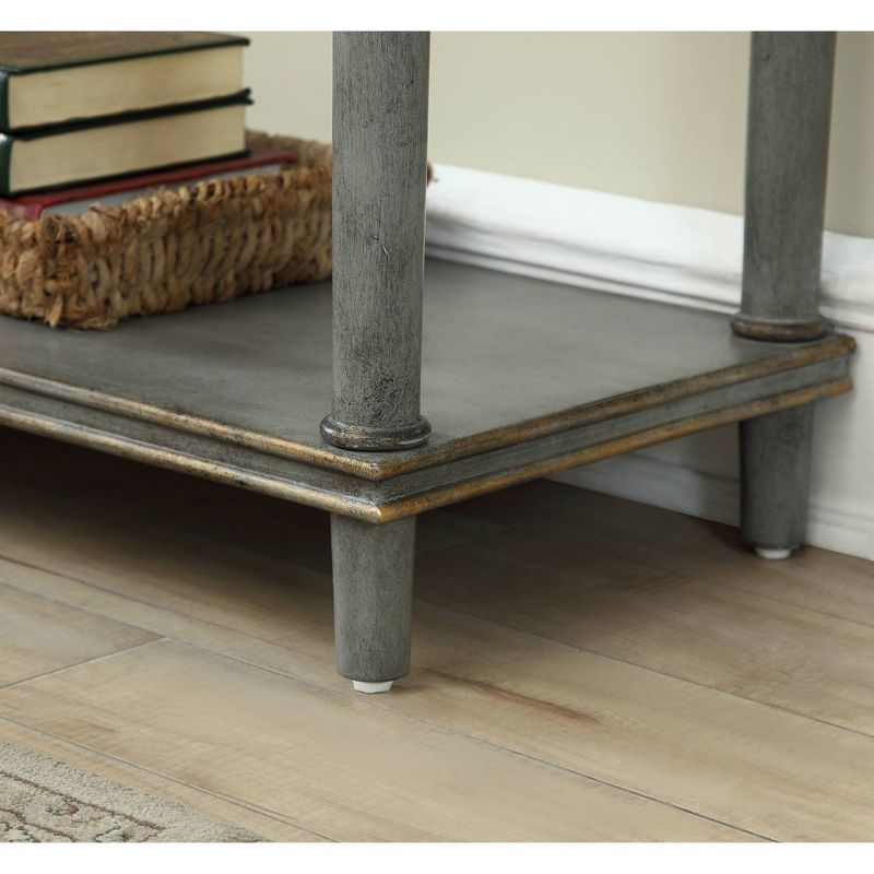 Idaville 4 Drawer Console Table Gray - Treasure Trove Accents