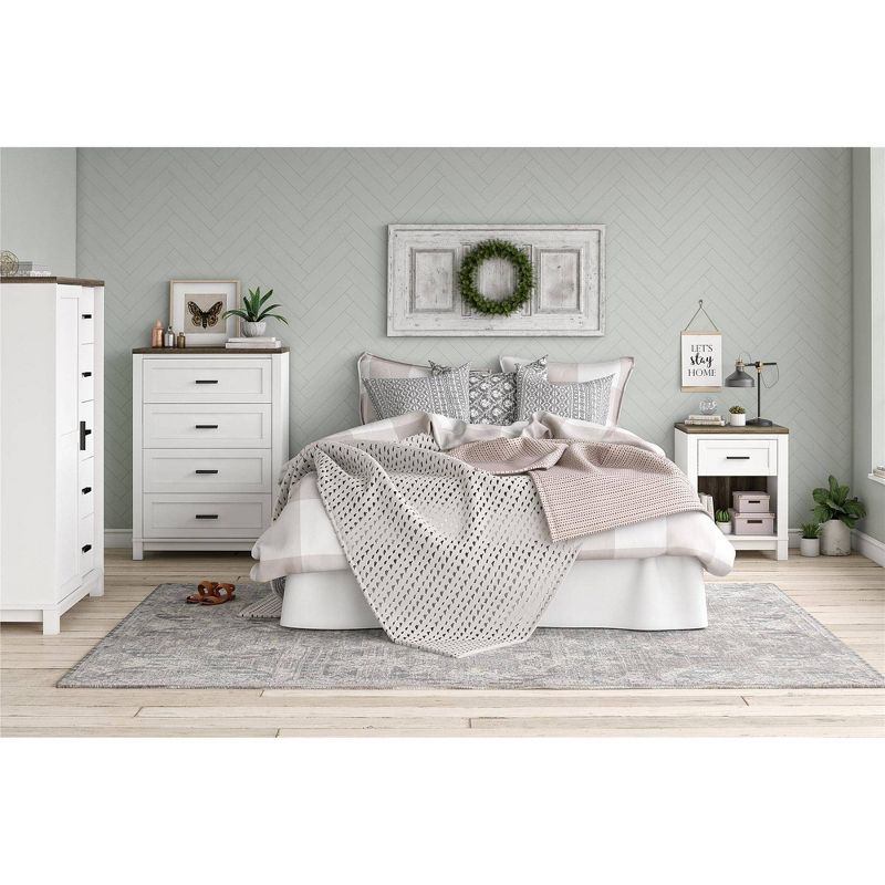 Set of 2 Mulberry Open 2 Sectional Closet Blue - Manhattan Comfort