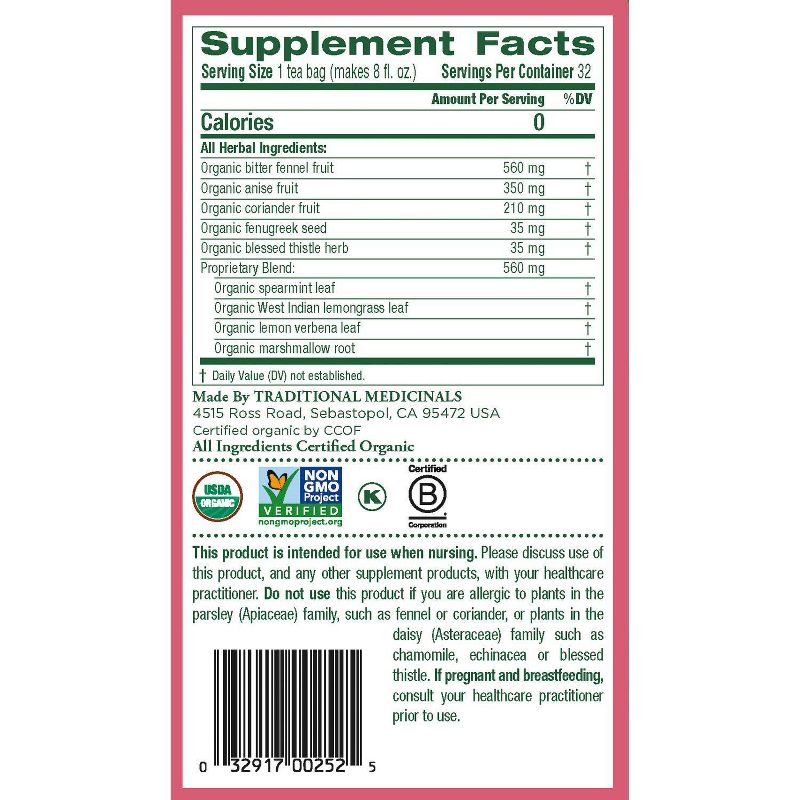 Traditional Medicinals Mother's Milk Herbal Tea - 32ct