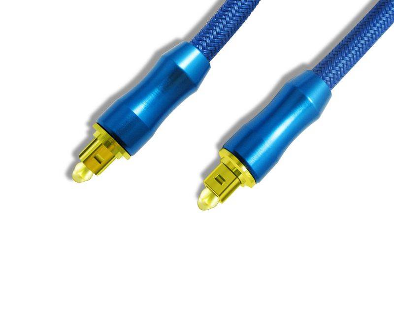 Digital Optical Audio Cable Toslink Cable - [24K Gold-Plated, Ultra-Durable]Fiber Optic Male to Male Cord for Home Theater, Sound Bar, TV, PS4, Xbox, Playstation & More