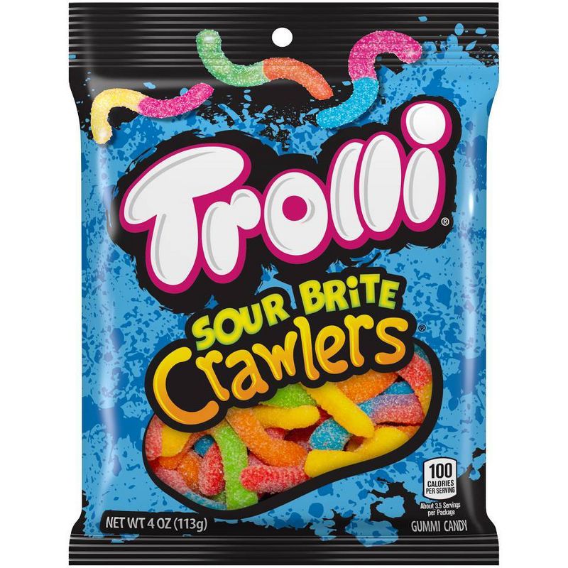 Trolli Sour Brite Crawlers Original Gummy Candy - 4oz