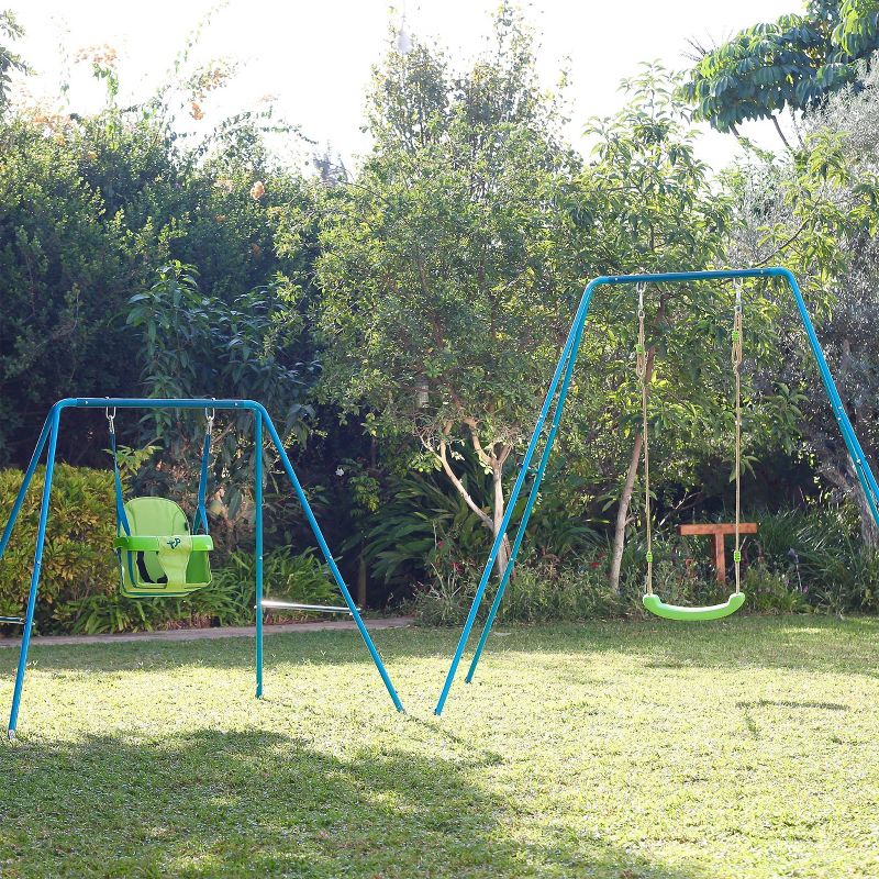 TP Toys 2 in 1 Metal Small to Tall Swing Set