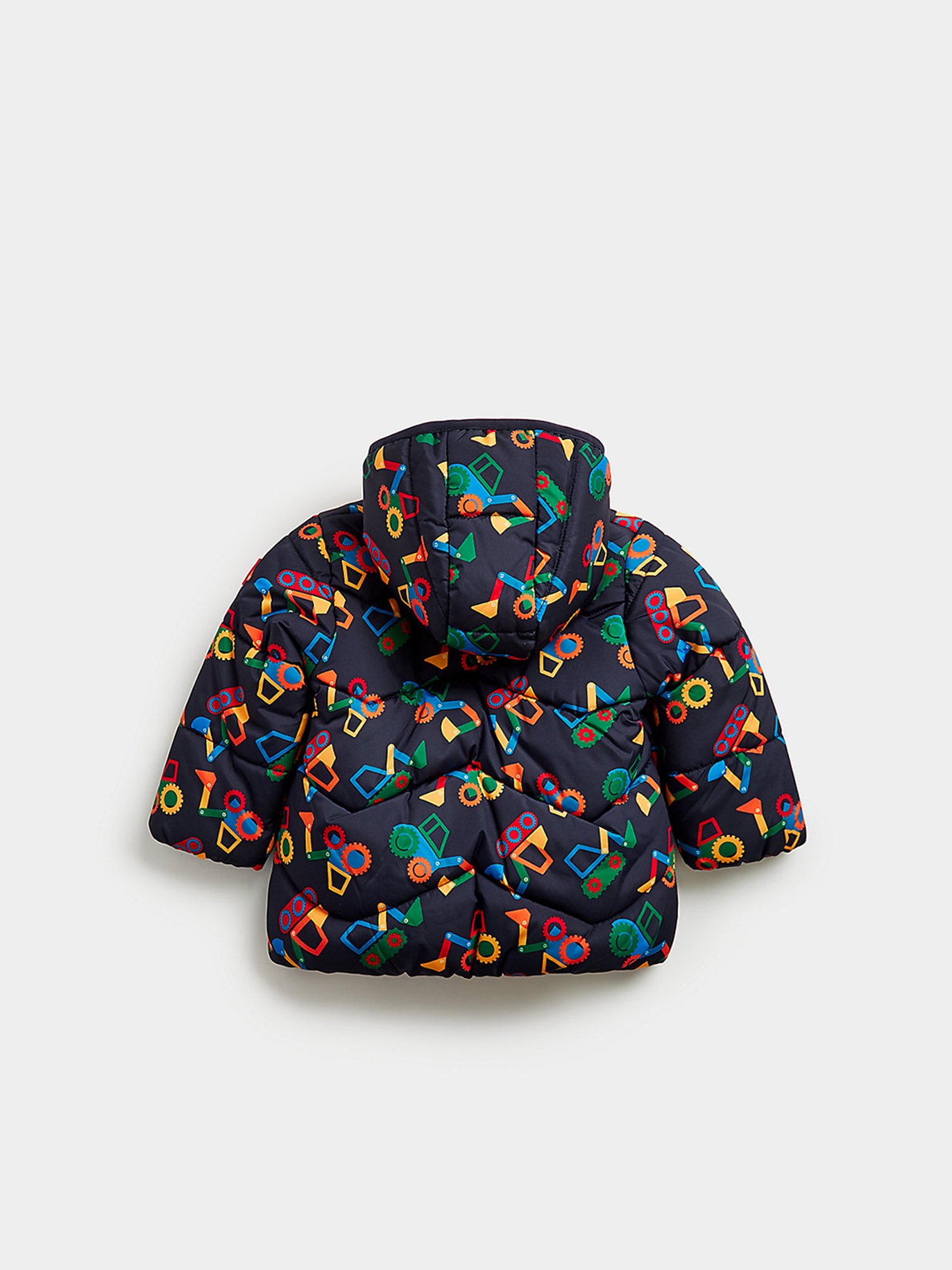 Mothercare Kids Navy Printed Full Sleeves Padded Jacket