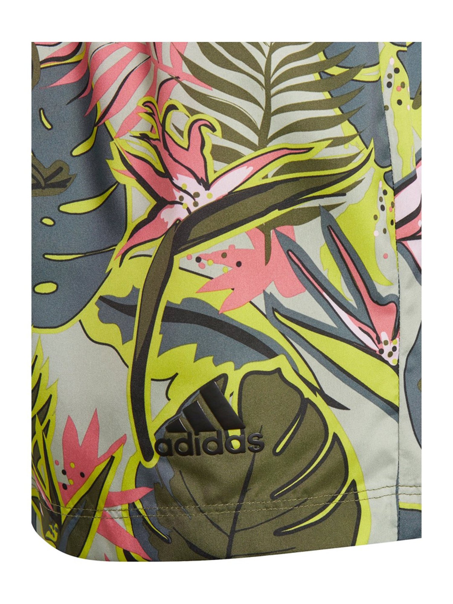 Kiddopanti Kids Coral & Neon Green Logo Cycling Shorts (Pack of 2)