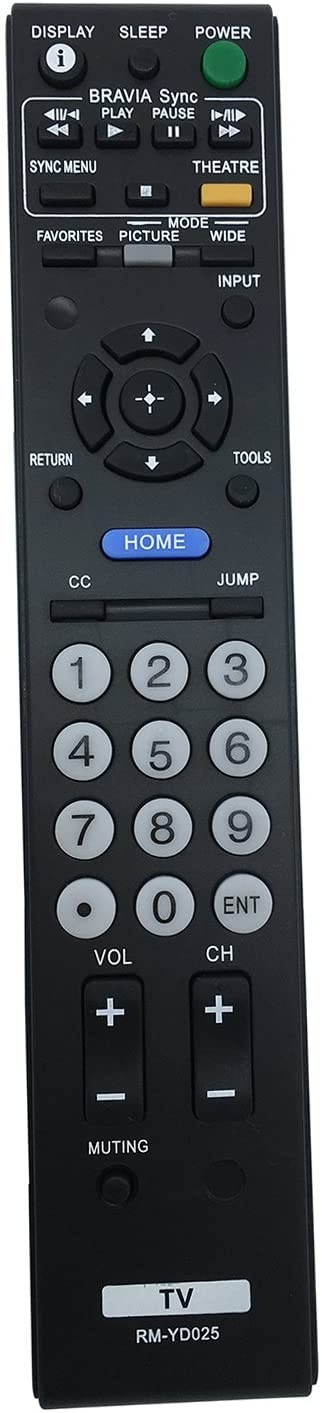 New RM-YD025 Remote Suit for Sony TV KDL-32S5100 KDL-32XBR9 KDL-37L4000 KDL-37L4000 KDL-37L5000 KDL-40S4100 KDL-46S4100 KDL-40V4100 KDL-40V415 KDL-40S504 KDL-40S5100 KDL-40SL150