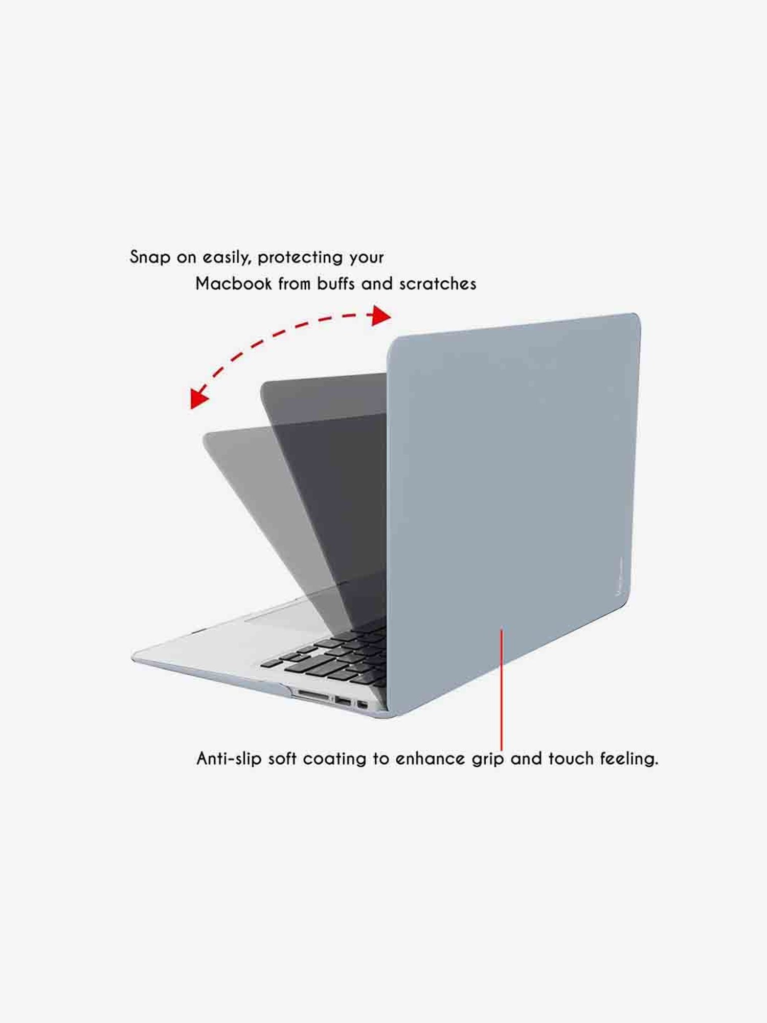 GRIPP New Macbook Sleek Protection Super Light for MacBook Pro 13 Inch 2016 (Frost)