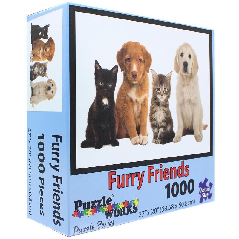 PuzzleWorks 1000 Piece Jigsaw Puzzle | Furry Friend