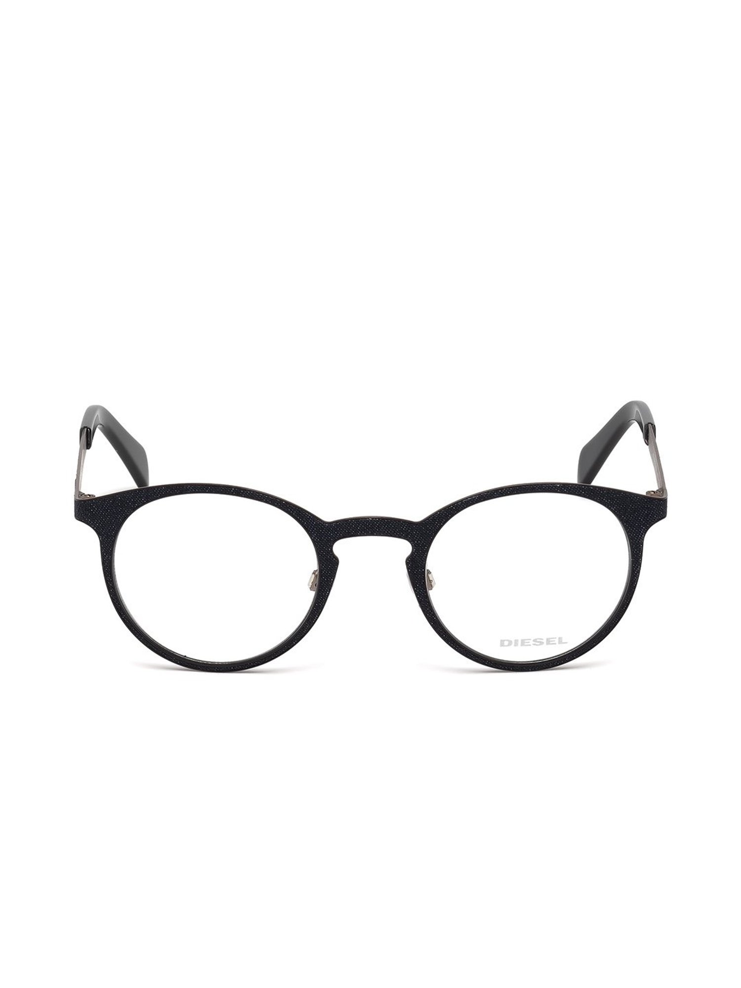 DIESEL DL5221 48 092 Black Full Rim Round Frame