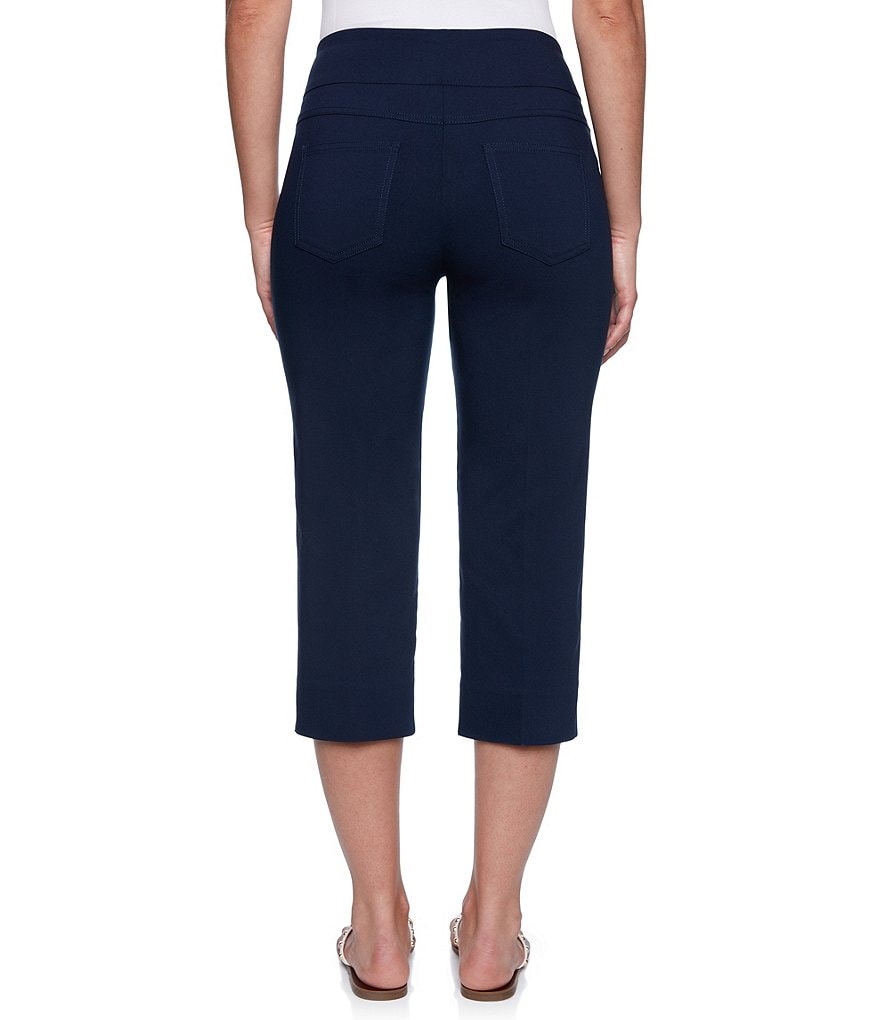 Ruby Rd. Petites Pull-On Solar Millennium Cropped Capri