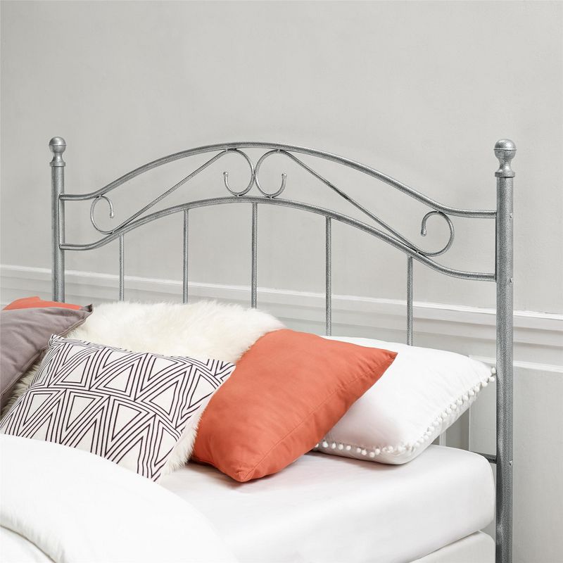 Rozella Queen Metal Headboard Pewter - Dorel Living