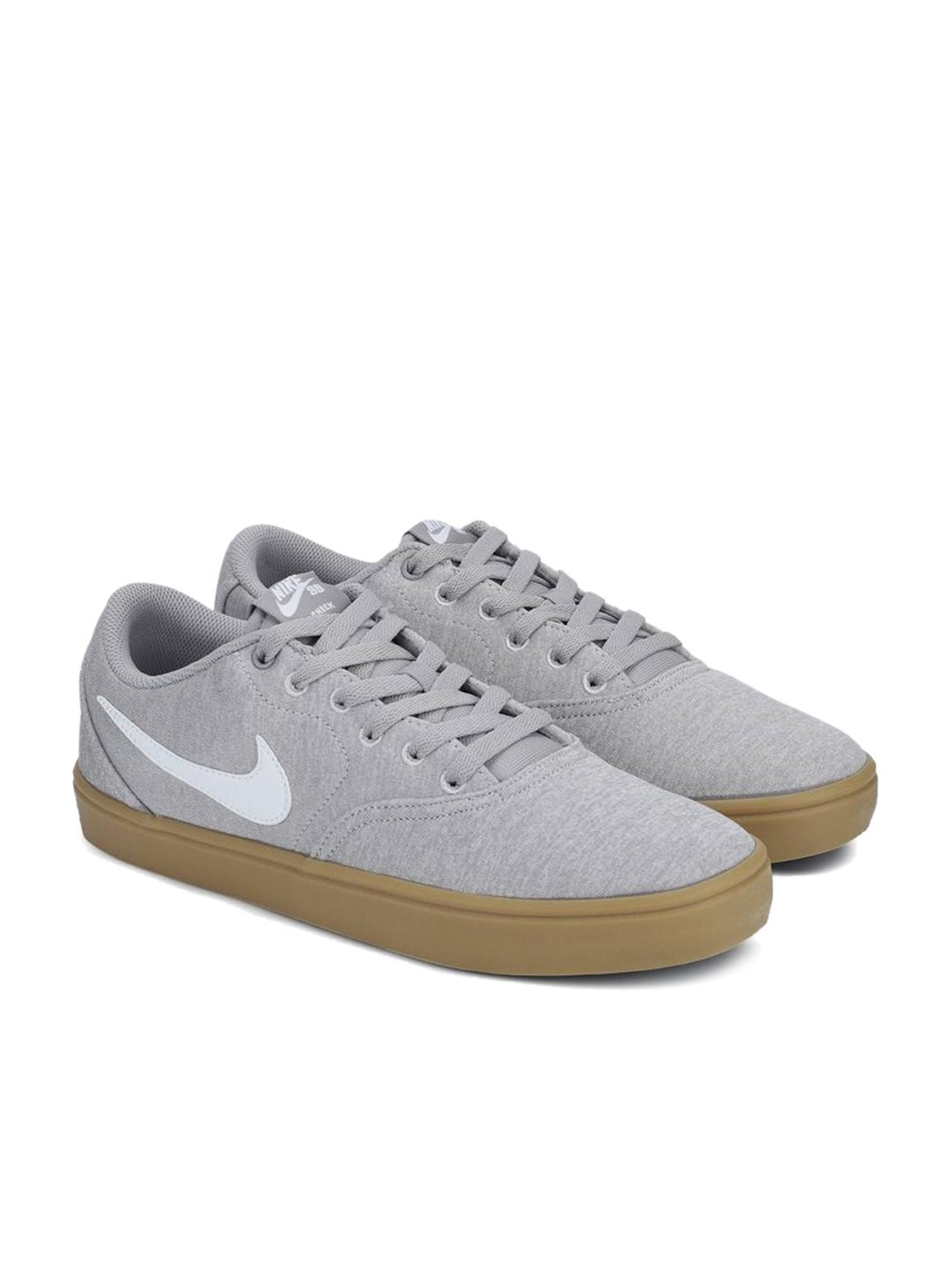 Nike Men's SB Check Solar Premium Grey Casual Sneakers