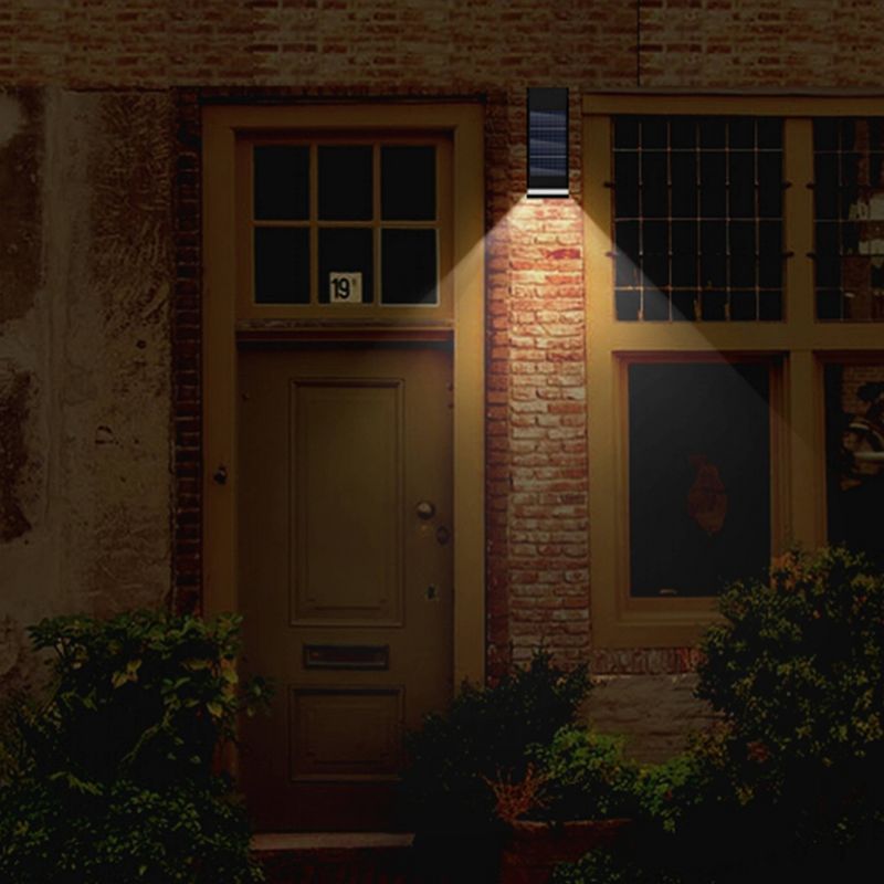 Solar LED Wall Lights Black - Techko