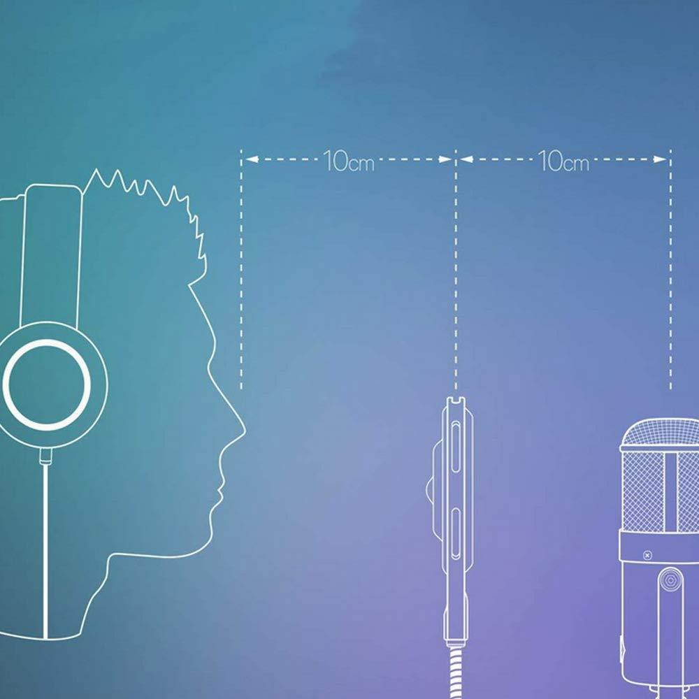 Docooler Microphone Filter Dual Layer Singing Windscreen Mic Studio Pop Filter