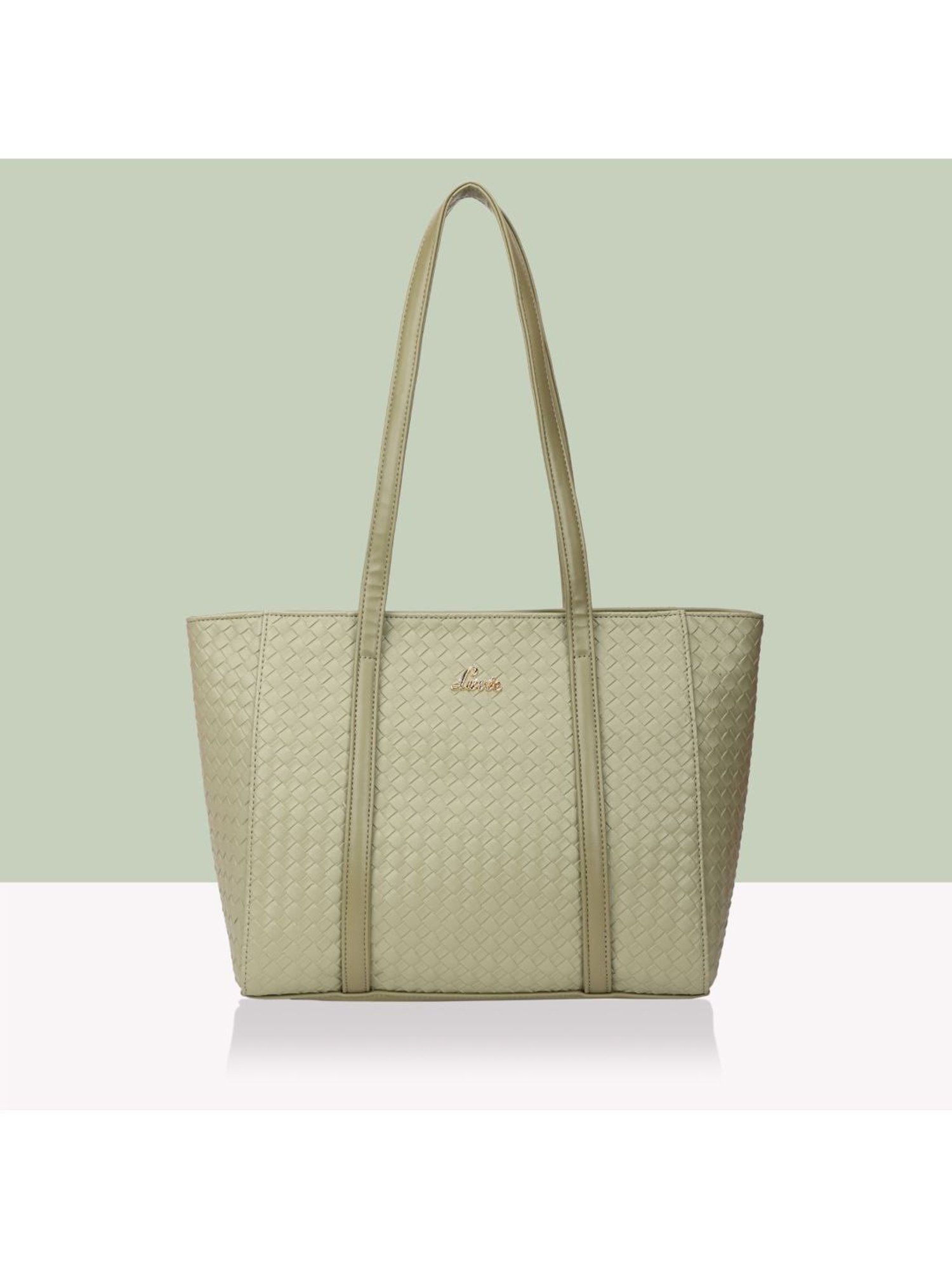 Call It Spring Black Combo Solid Large Tote Handbag