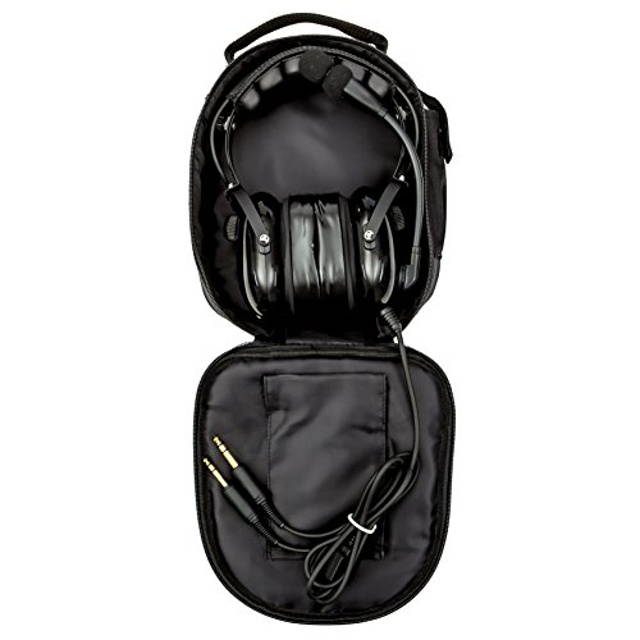 KORE AVIATION KA-1 Premium Gel Ear Seal PNR Pilot Aviation Headset with MP3 Support and Carrying Case