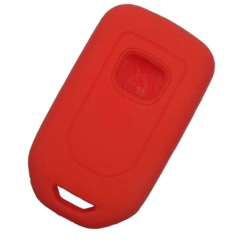 2Pcs Silicone Key Fob Cover Protector Skin Remote Jacket Bag for 2018 2017 2016 2015 Honda Accord Civic CRV CRV Pilot EX EXL Touring Premium