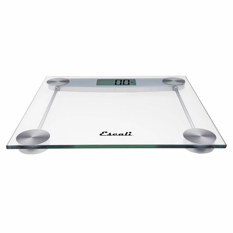 Digital Glass Bathroom Scale Clear - Escali