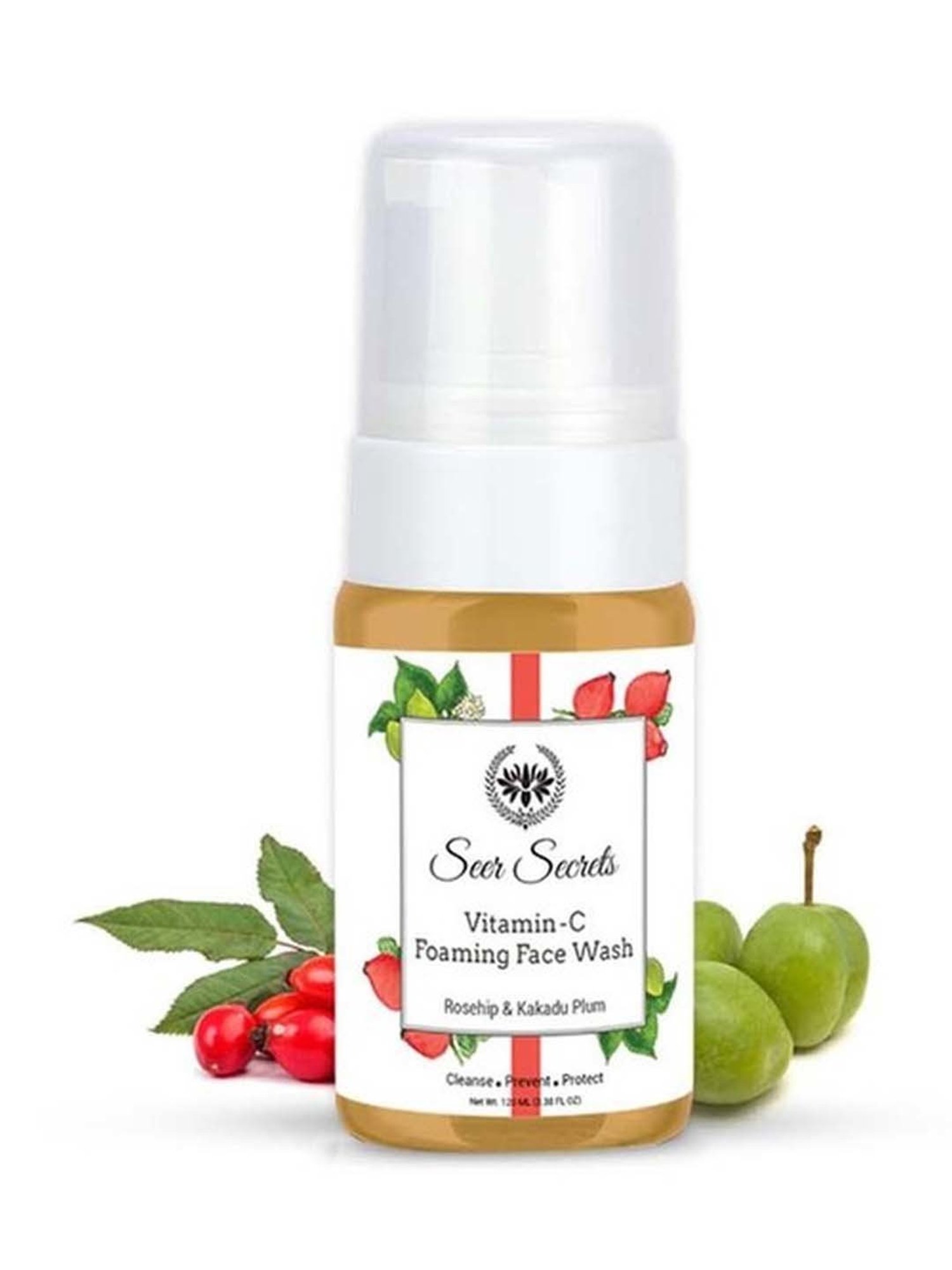 Seer Secrets Rosehip and Kakadu Plum Foaming Face Wash - 120 ml