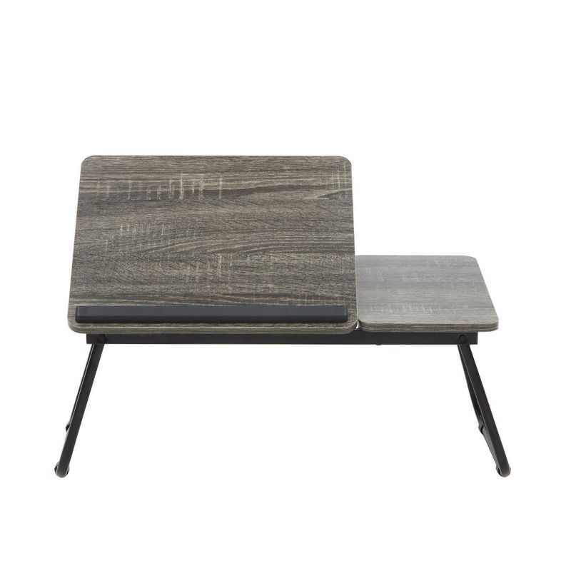 Core Laptop Tray Table Gray Oak/Black - Jamesdar