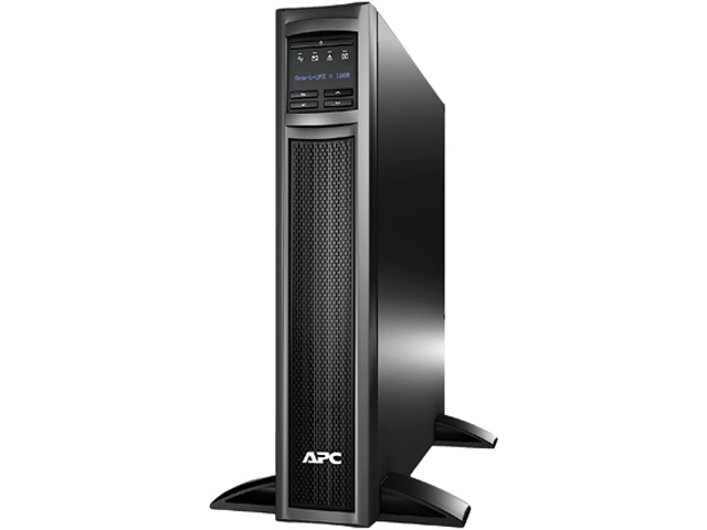 PR1000LCDRT2U Smart App Sinewave UPS System, 1000VA/900W, 8 Outlets, AVR, 2U Rack/Tower Black
