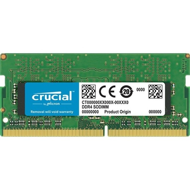 Crucial 32GB (2 x 16GB) DDR4 2666MHz DRAM (Notebook Memory) CL19 1.2V DR SODIMM (260-pin) CT2K16G4SFD8266