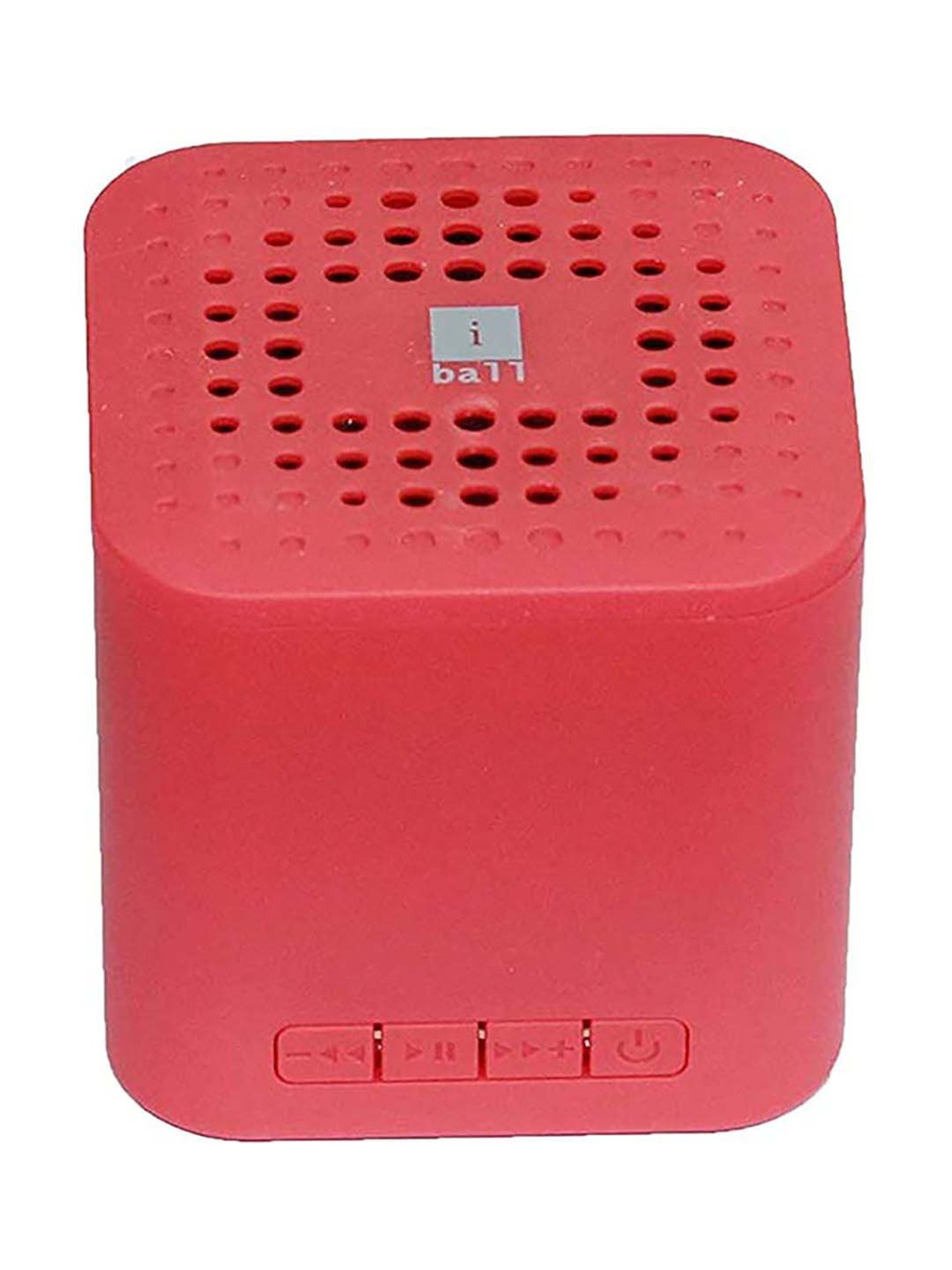 iBall Musi Cube X1 Bluetooth Speaker (Red)