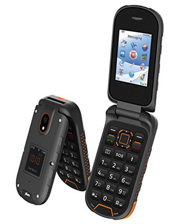 Rugged Flip Phone 4G GSM Unlocked Water Proof Shock Proof IP68 Military Grade ATT Tmobile Cricket Metro Straight Talk - ORG