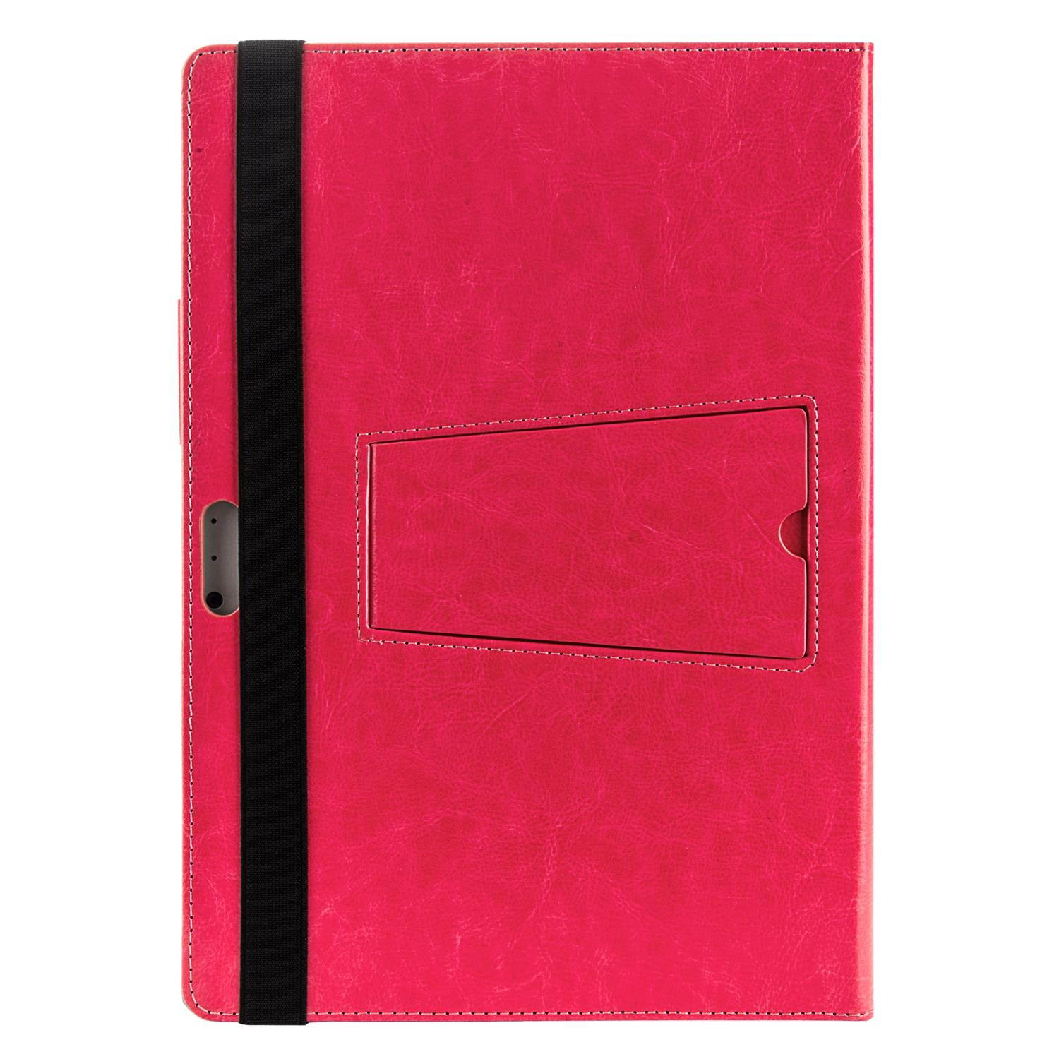 Alpha Portfolio PU Leather Stand Case for Microsoft Surface Pro 4 [Perfect Fit] (Black)