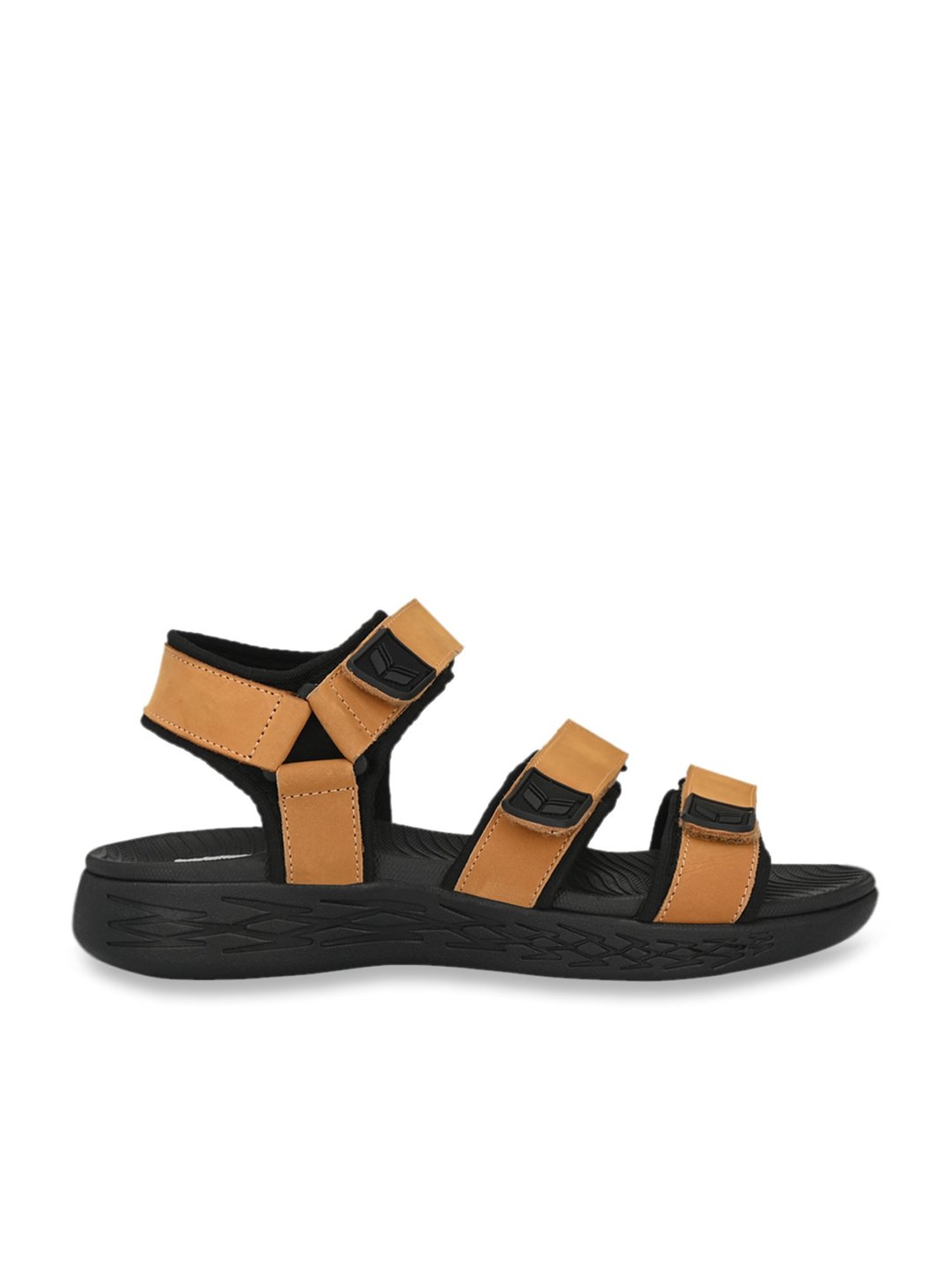 Delize Men's Yellow Floater Sandals
