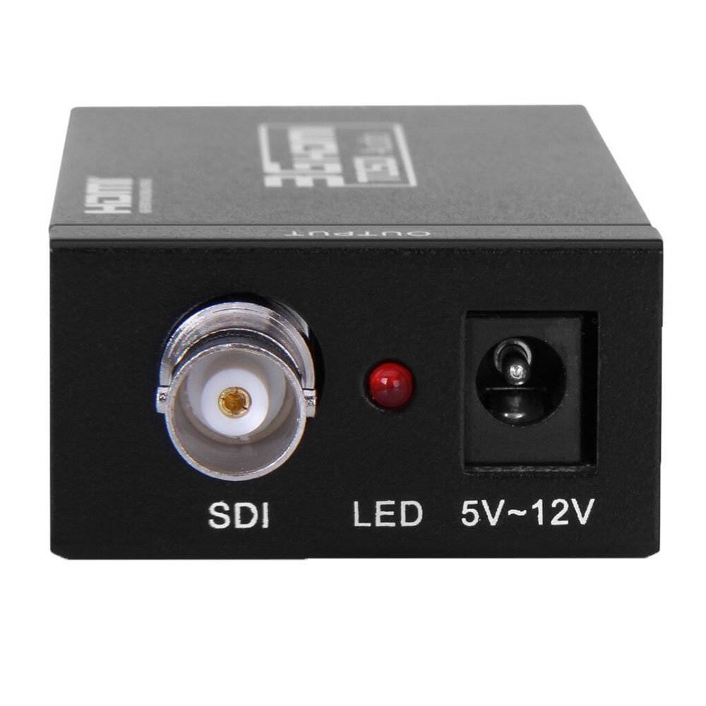 New Mini HD 1080P 3G SDI to HDMI Converter Support SD-SDI, HD-SDI and 3G-SDI Signals Showing on HDMI Display AY30