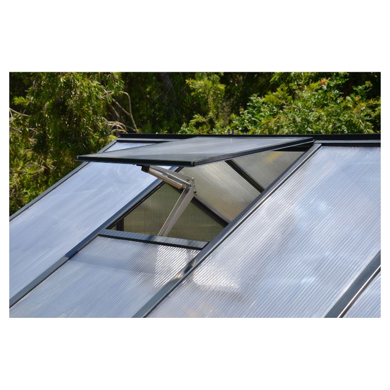 6' x 8' x 7' Nature Greenhouse Forest Green - Palram