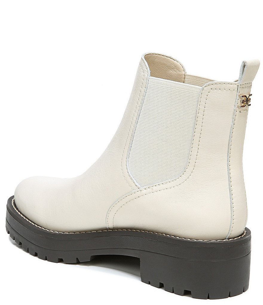 Sam Edelman Justina Waterproof Leather Chelsea Booties
