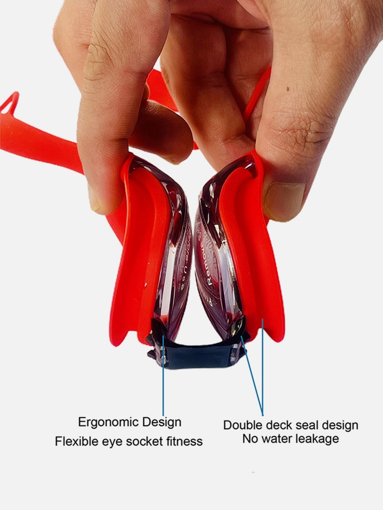 Speedo Unisex Adult Aquapulse Pro Mirror-Lens Swim Goggles (Grey)