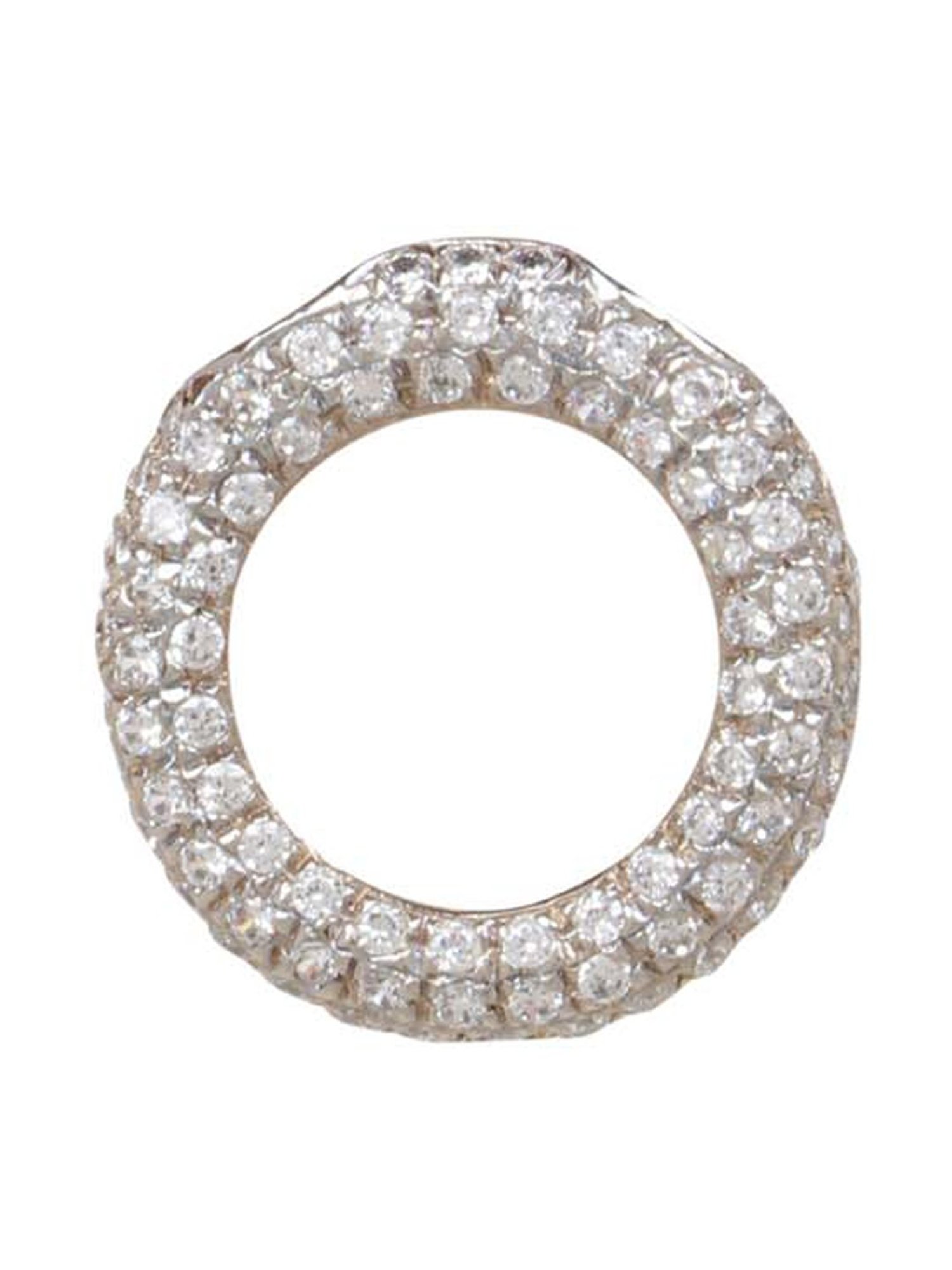 Zavya 92.5 Sterling Silver Pearlescent Elegance Pendant with Chain for Women