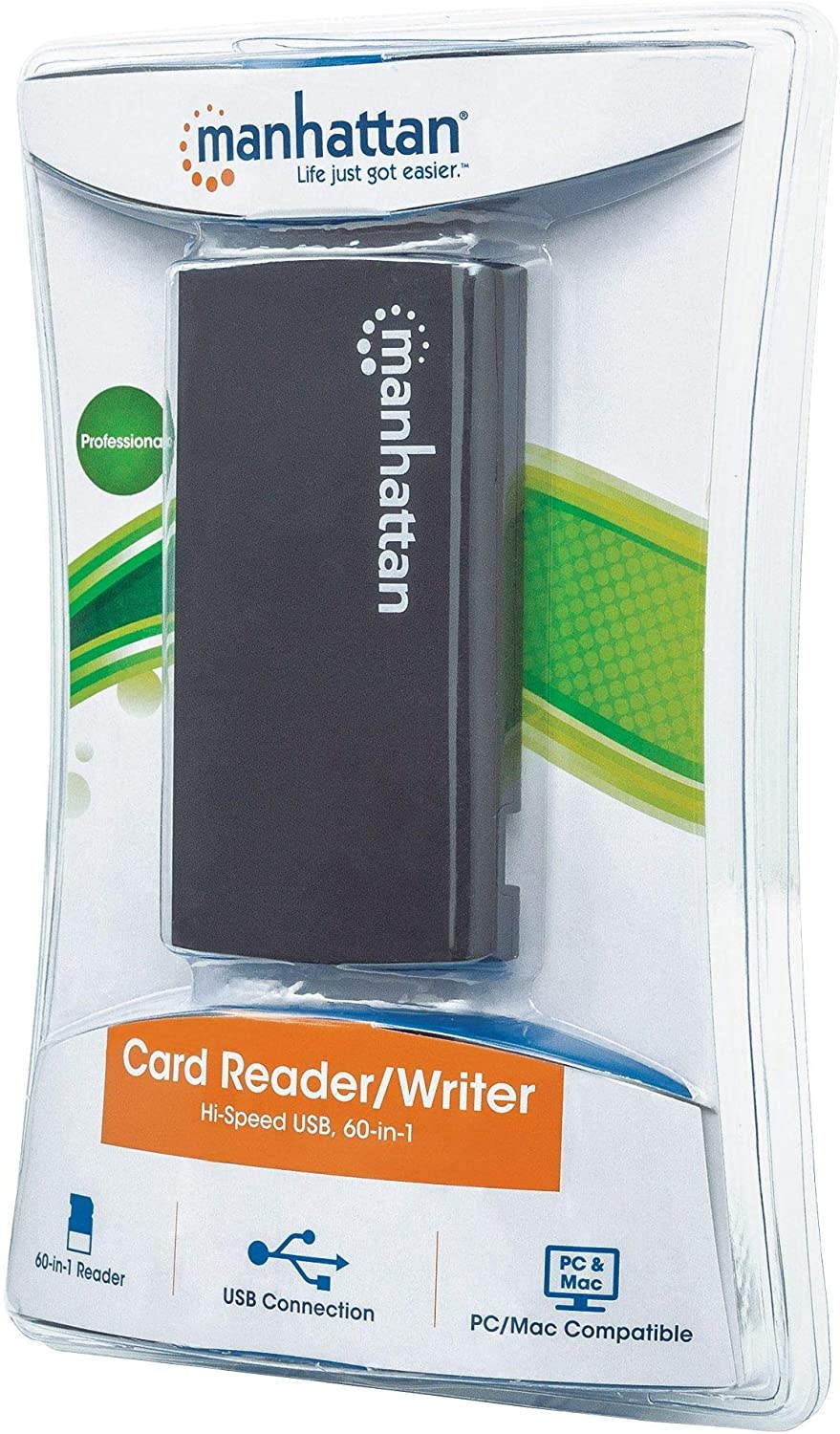 Manhattan Multi-Card Reader/Writer, 60-in-1 (100939)