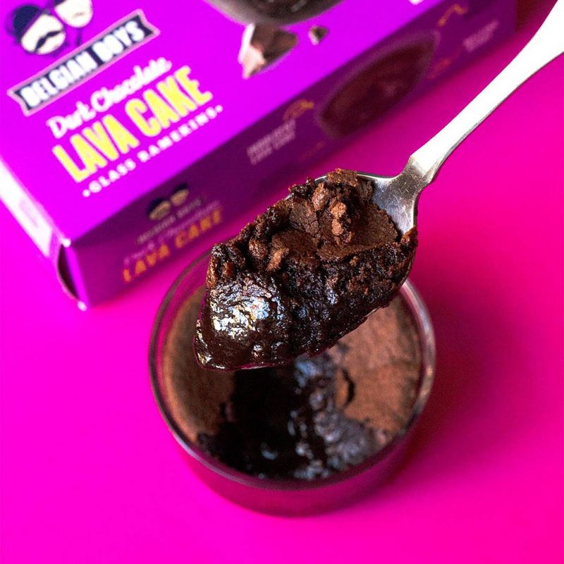 Belgian Boys Dark Chocolate Lava Cake - 6.35oz/2ct