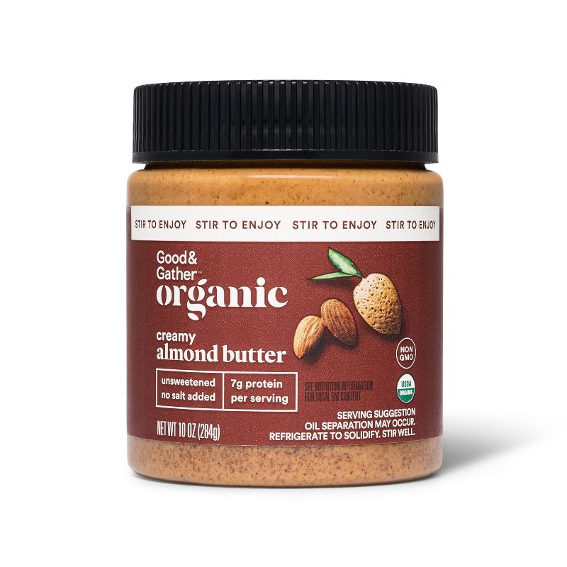 Organic Stir Creamy Almond Butter 10oz - Good & Gather™
