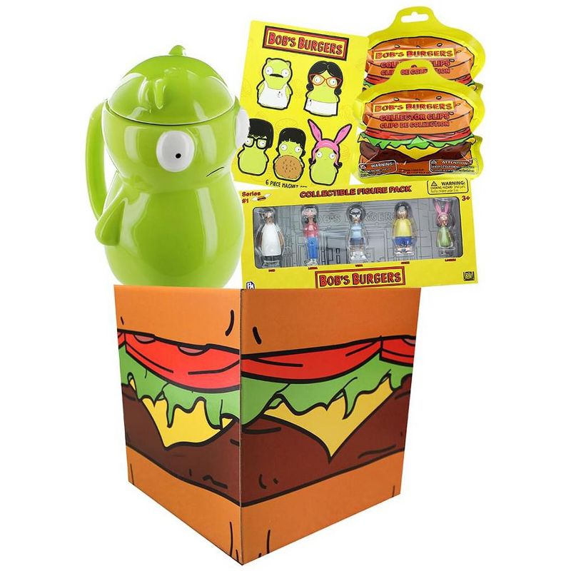 Toynk Bob's Burgers Merchandise Collector's Looksee Box | Figures | Mug | Magnets