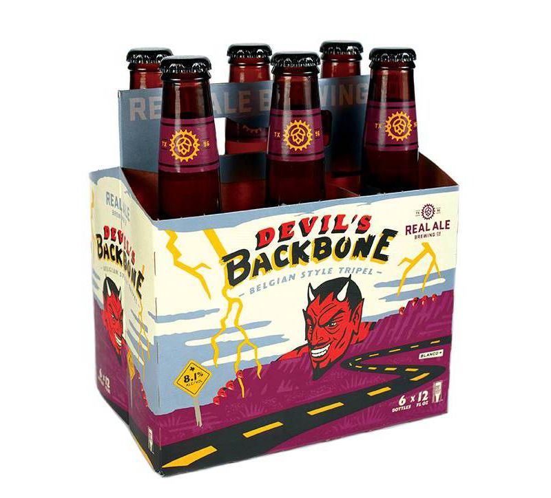 Real Ale Devil's Backbone Belgian-Style Tripel Beer - 6pk/12 fl oz Bottles
