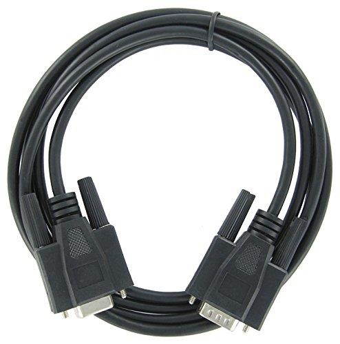 SF Cable, 10 ft DB9 M/F Serial Extension Cable RS232 Black Color