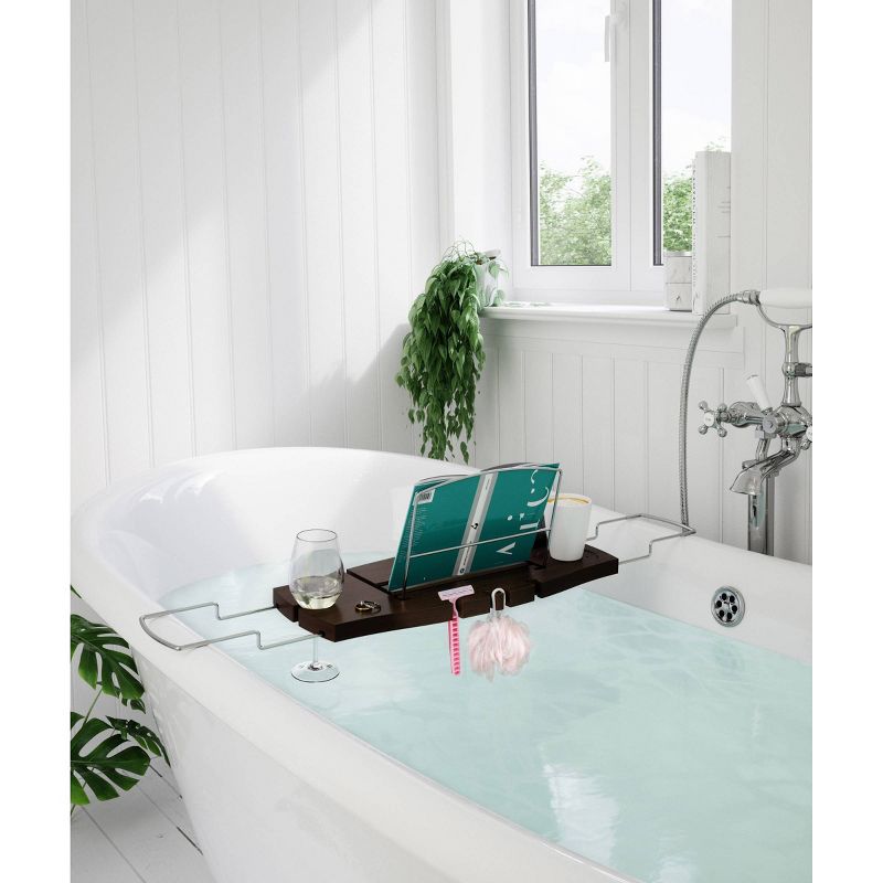 Aquala Bath Tub Caddy Brown - Umbra