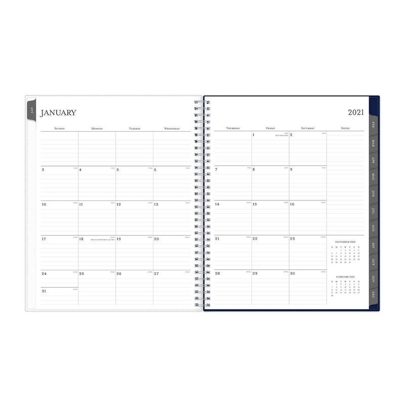 Undated Teacher Planner 8.5" x 11" Large Weekly Lesson Plan Book Botanical Floral - TF Publishing