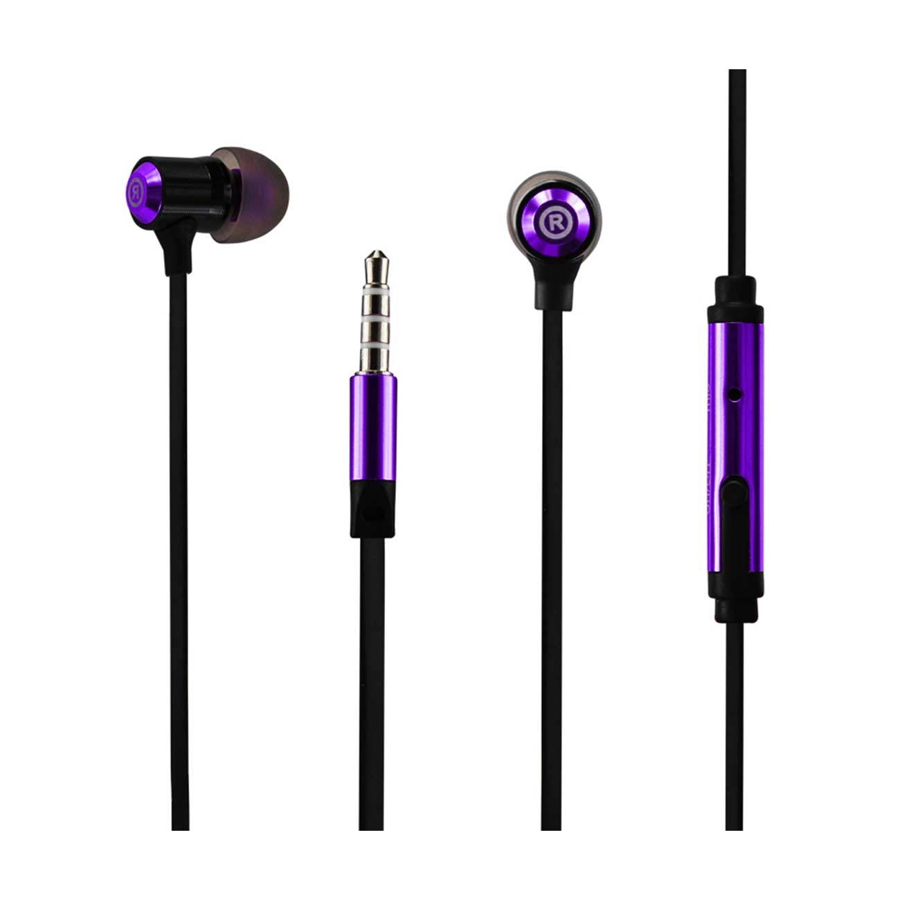 Reiko Flat Cable Bass Earphone With Mic