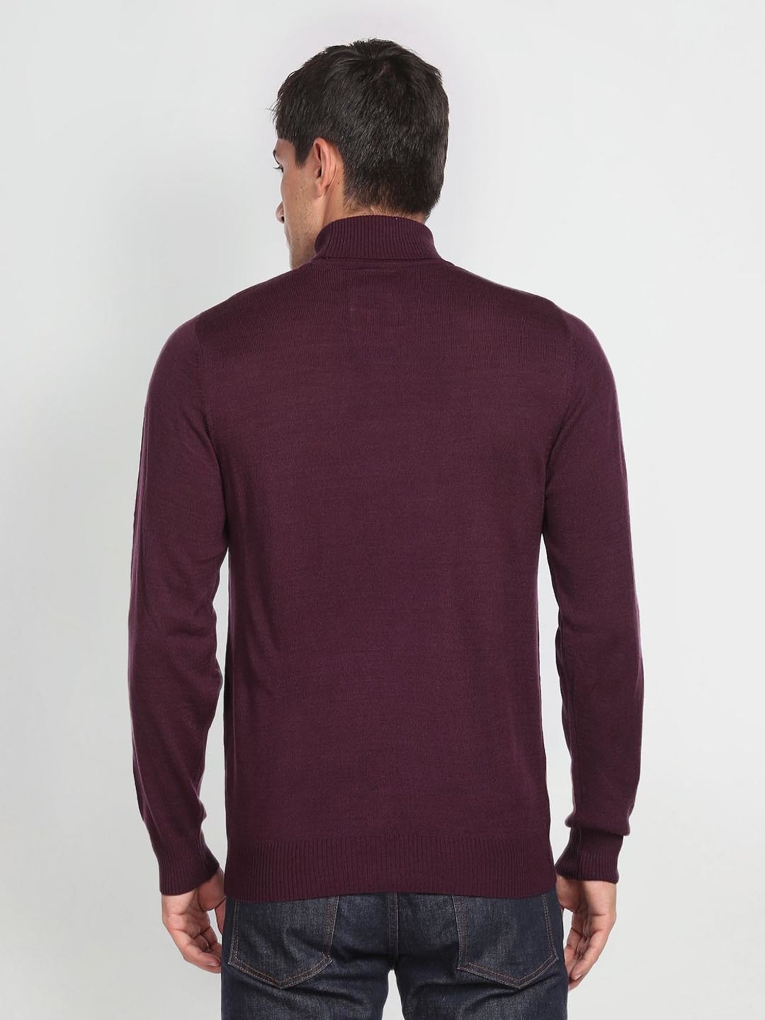 Arrow Sport Red Regular Fit Sweater