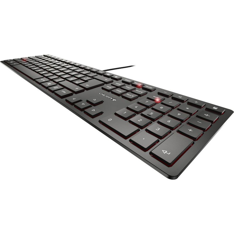 CHERRY KC 6000 SLIM USB English Keyboard, Black (JK-1600EU-2)