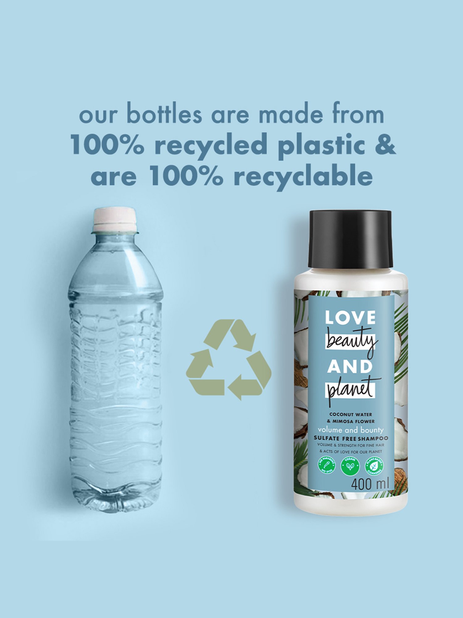 Love Beauty & Planet Coconut Water & Mimosa Flower Shampoo - 200 ml